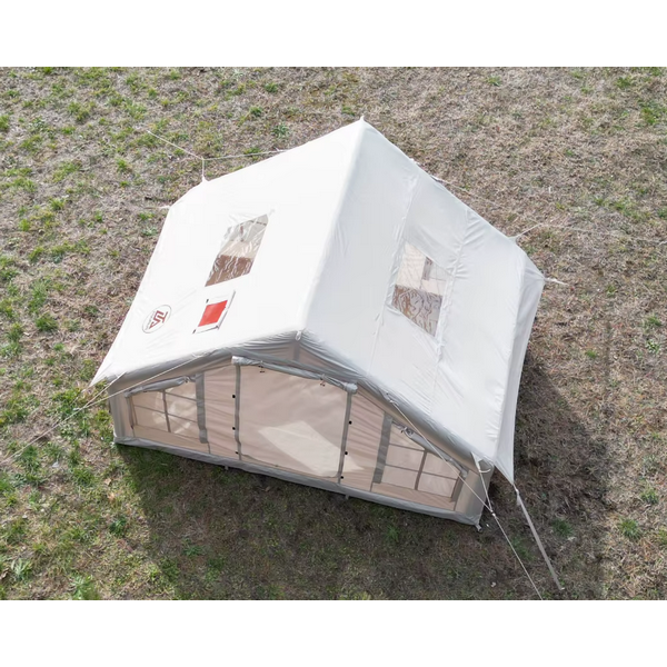 Палатка с капацитет за 4 души – Tourus AirCamp X3, бежов цвят