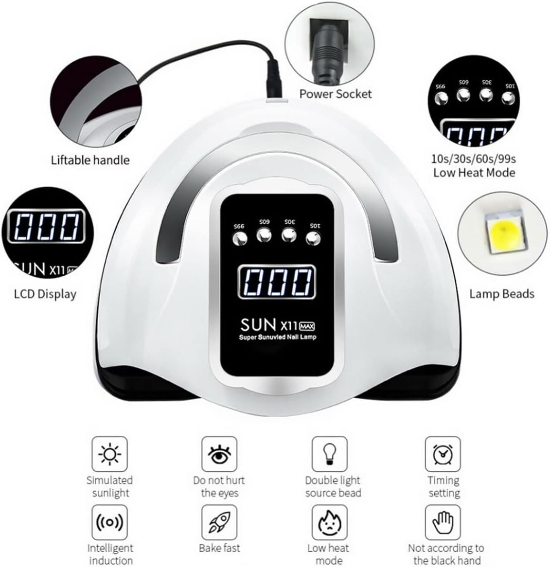 работна-лампа-за-маникюр-Sun-X11-Max-280W
