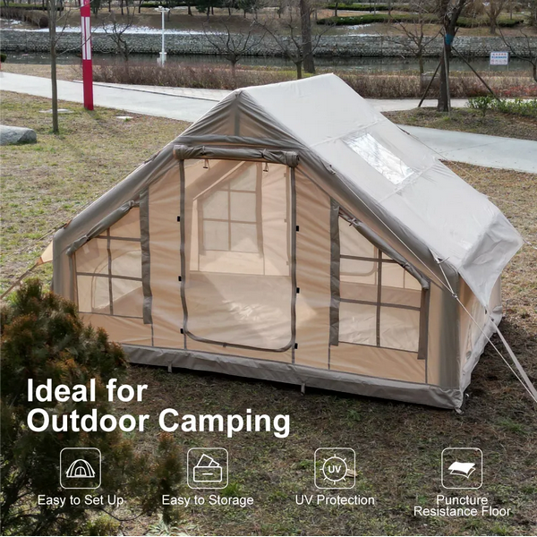 Палатка Tourus AirCamp X3 – просторна надуваема палатка за трима