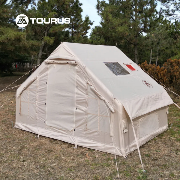 Палатка за къмпинг Tourus AirCamp X3 – с площ 5.99 м² и височина 200 см