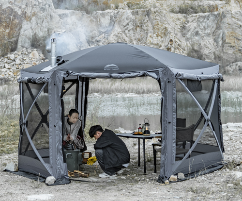 Сгъваема тента Wild Land Hub Screen House 600 Lux – идеална за къмпинг и двор
