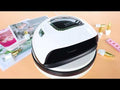 Професионална лампа за маникюр Sun T6 Max, 220W с 57 LED светлини – видео