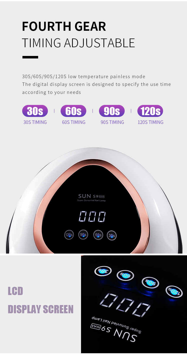 евтини-печки-за-нокти-Sun-S9-Max