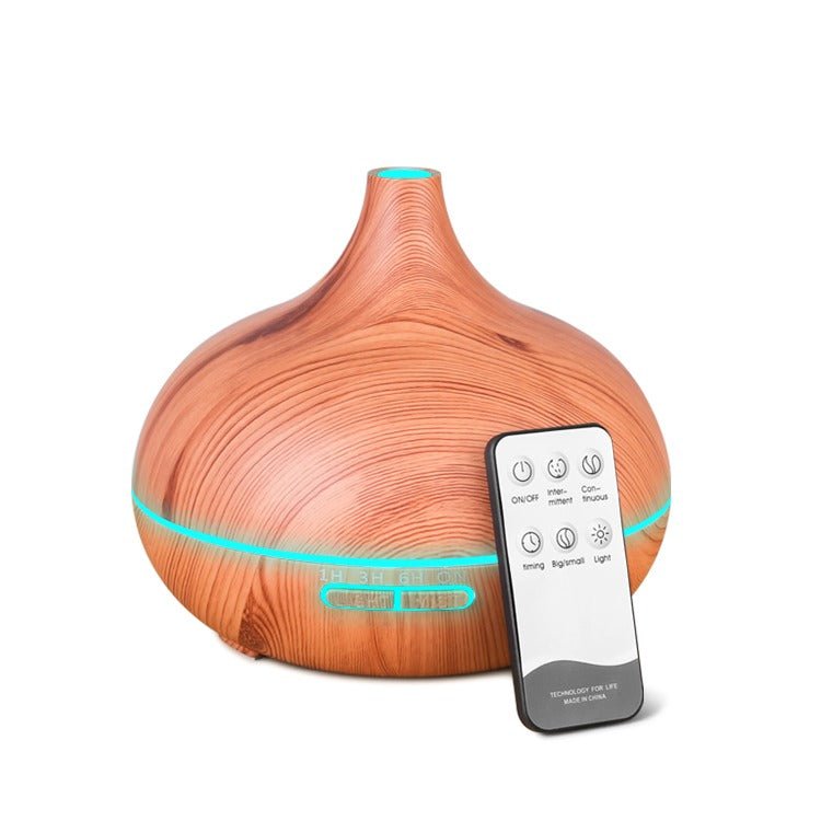 Арома дифузер за етерични масла, 550ml с Led светлини и дистанционно - Atron