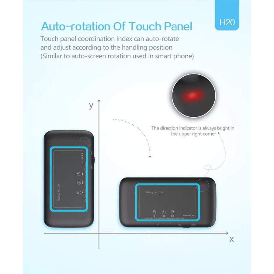 безжична клавиатура и мишка за телевизор smart android tv box - Atron H20