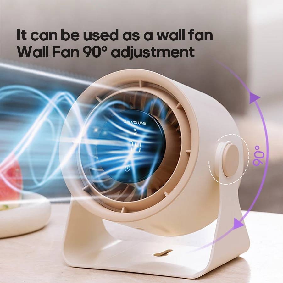 Вентилатор Atron F75 с режим на 90° вертикално регулиране за стенен монтаж