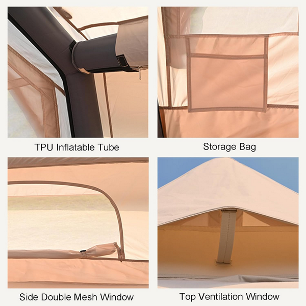Палатка Tourus AirCamp X3 – специална оферта за къмпинг ентусиасти