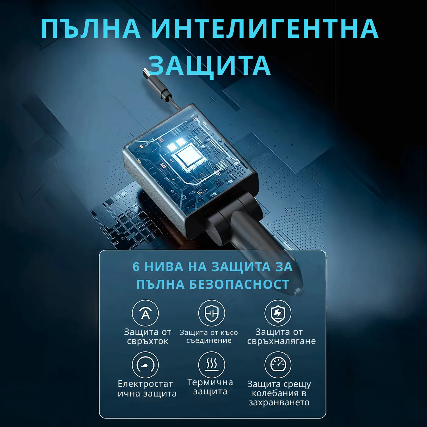 FM трансмитер hands-free за кола с CVC микрофон за разговори