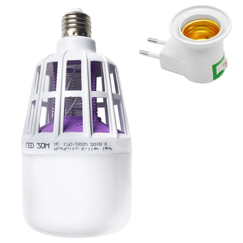 Лампа против комари 2в1, LED крушка и лампа за насекоми, 20W - Atron