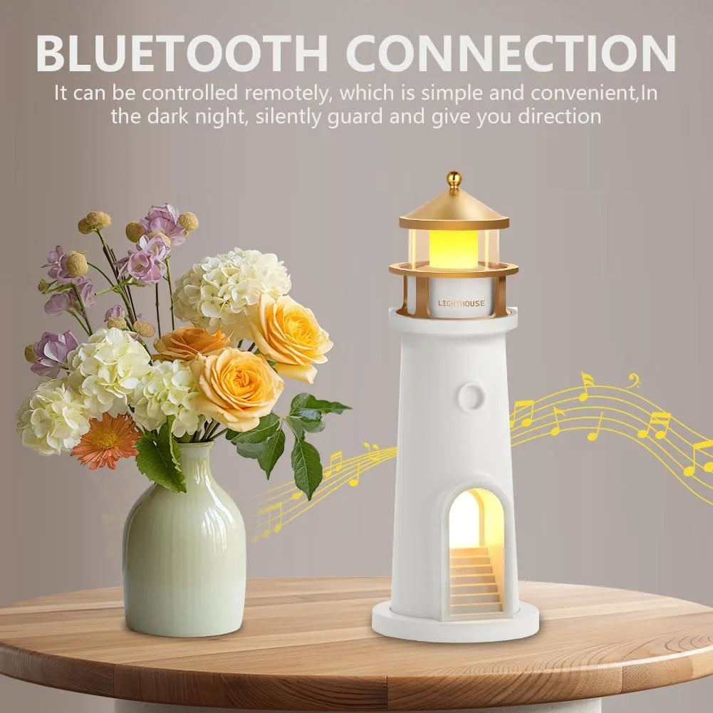 лед нощна лампа фар с Bluetooth говорител и лунна проекция
