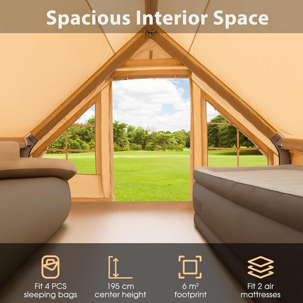 Сгъваема палатка Tourus AirCamp X3 – компактна и лесна за носене