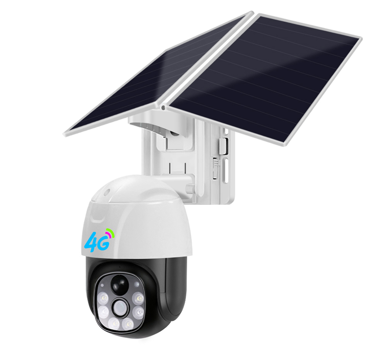 PTZ Соларна камера за видеонаблюдение 2в1, 4G/WiFi, 3MP, 1920х1080, Ал ...