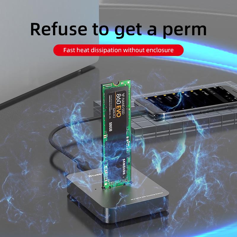 Алуминиева докинг станция M.2 SATA SSD, USB 3.1 към SATA - Atron SD01 - Atron