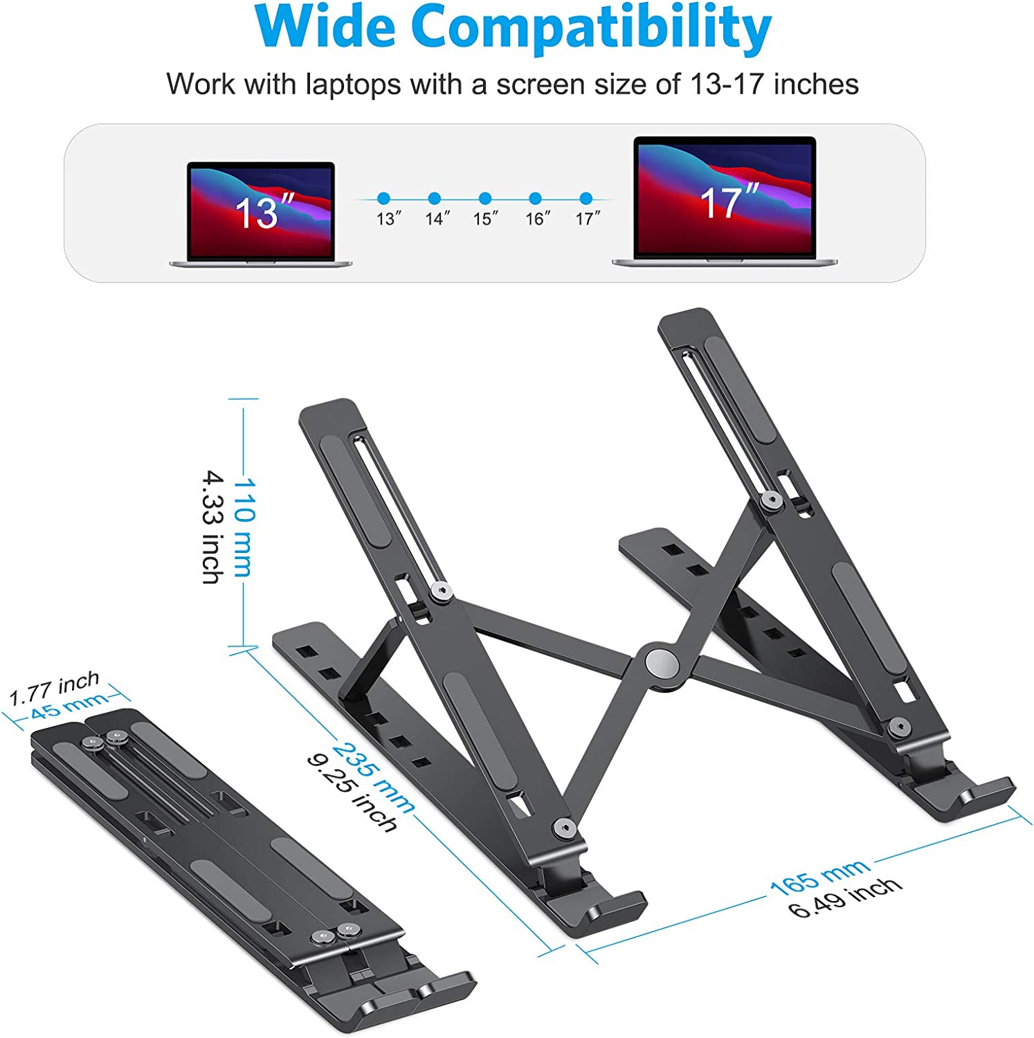 стойка за лаптоп за бюро - Atron