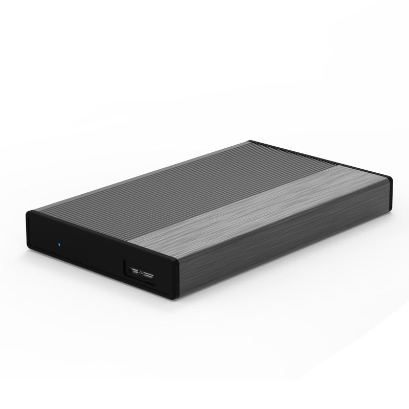 Алуминиева външна кутия за хард диск, 2.5 инча, USB 3.0/SATA, Atron BS - MR23G - Atron