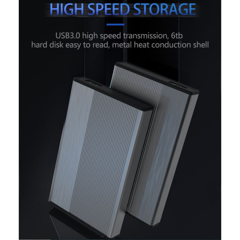 Алуминиева външна кутия за хард диск, 2.5 инча, USB 3.0/SATA, Atron BS-MR23G