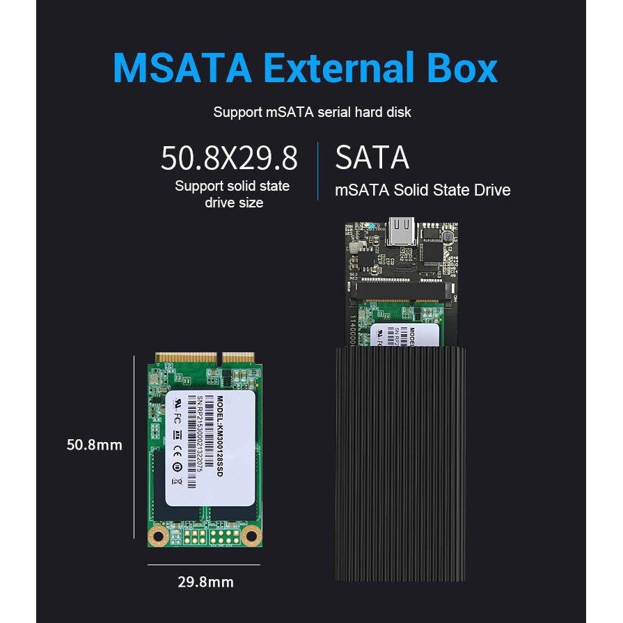 msata външна кутия - Атрон M3T