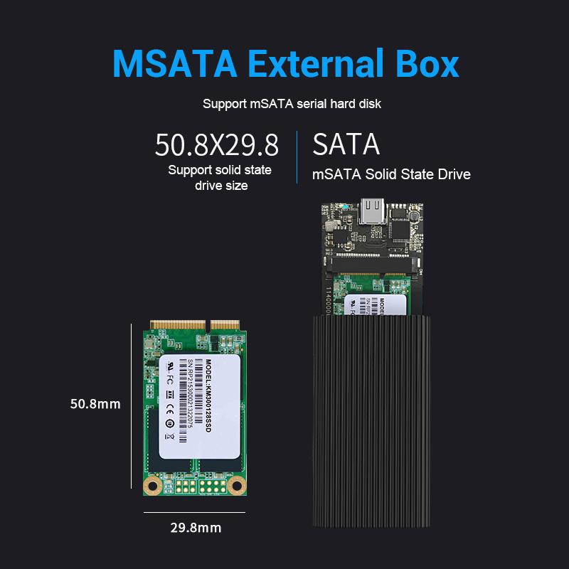 Кутия msata type c - Атрон M3T