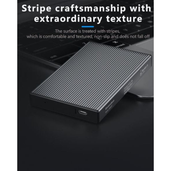 Алуминиева външна кутия за твърд диск 2.5 инча, USB3.0/SATA, Atron BS - MR23F - Atron