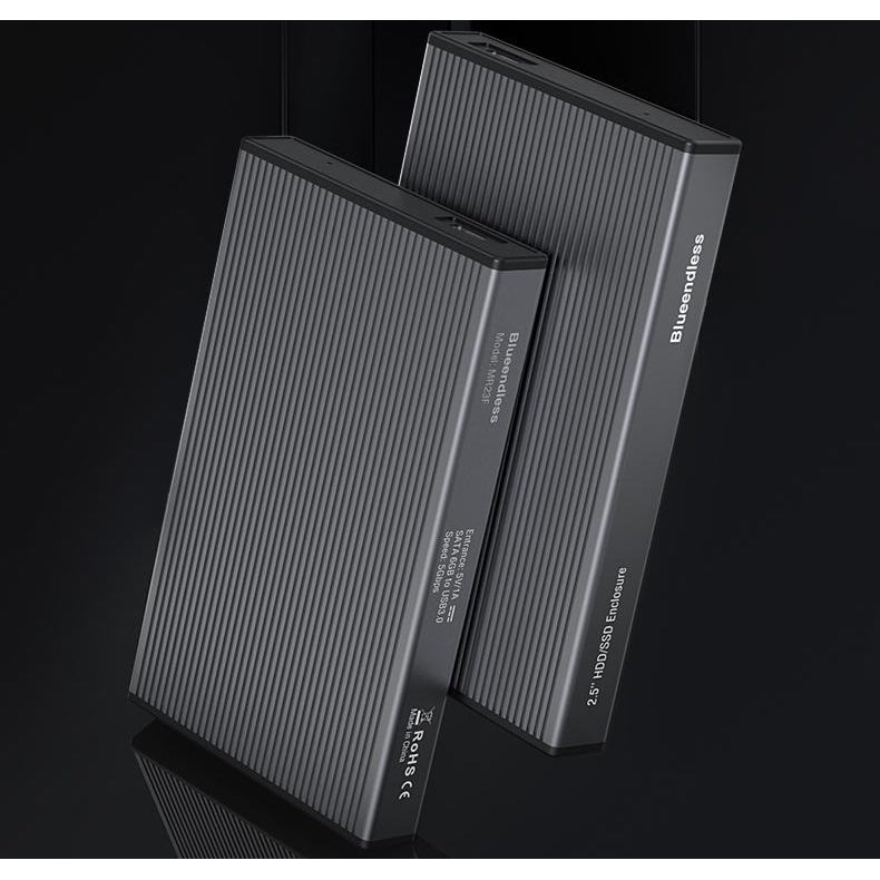 Atron BS-MR23F Carcasă hard disk externă din aluminiu de 2,5 inchi, USB3.0/SATA
