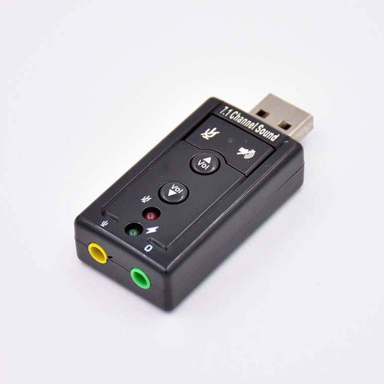 Аудио звукова карта USB 2.0 външна за компютър 3D конвертор 7.1 - Atron