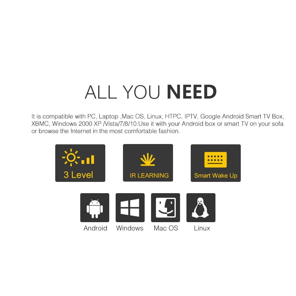 безжична клавиатура за телевизор панасоник - Atron H20