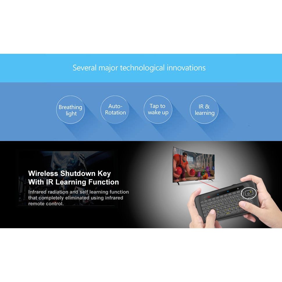 клавиатура с мишка за телевизор безжична цена - Atron H20