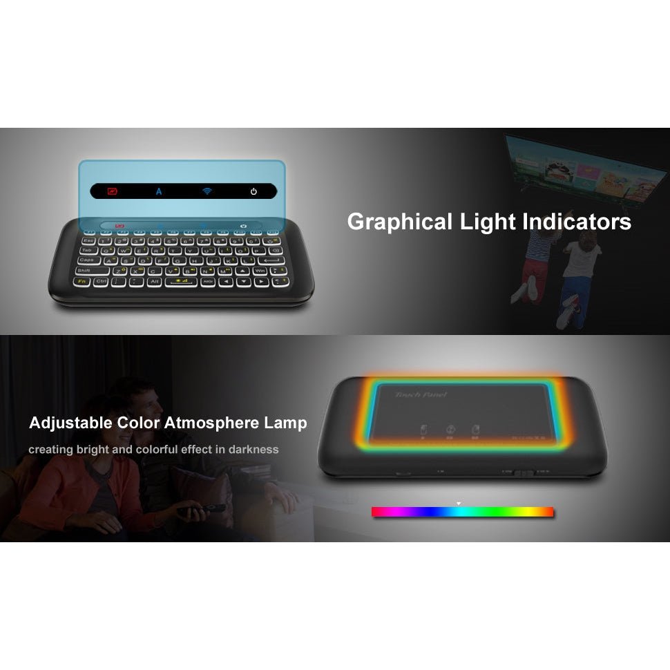 безжична мишка и клавиатура за телевизор - Atron H20