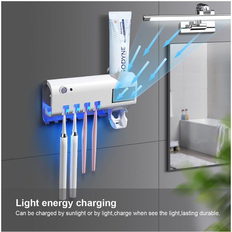 диспенсър за паста за зъби и четки - Atron