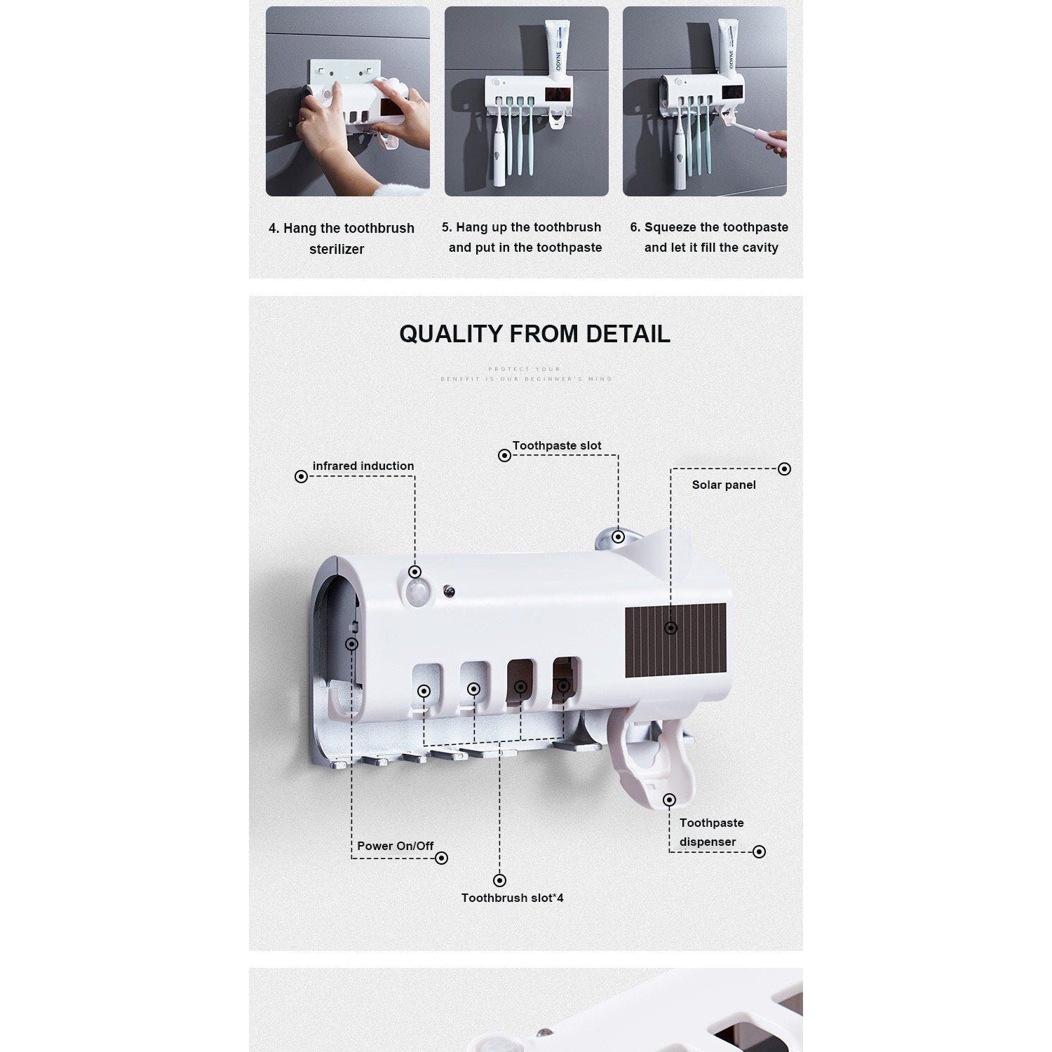диспенсър за паста за зъби олх - Atron