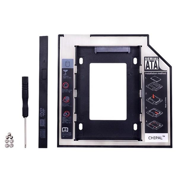 ssd/hdd адаптер за cd/dvd слот на лаптоп - Atron