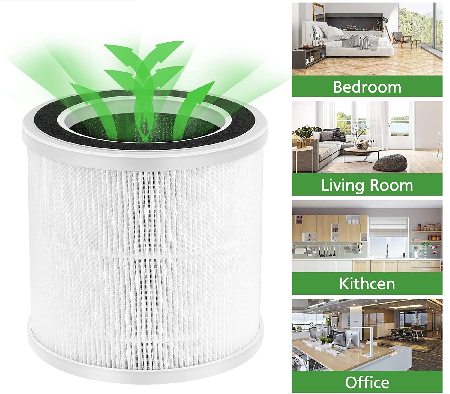 Hepa Филтър H13 за пречиствател на въздух AP03, 14/14.5см - Atron