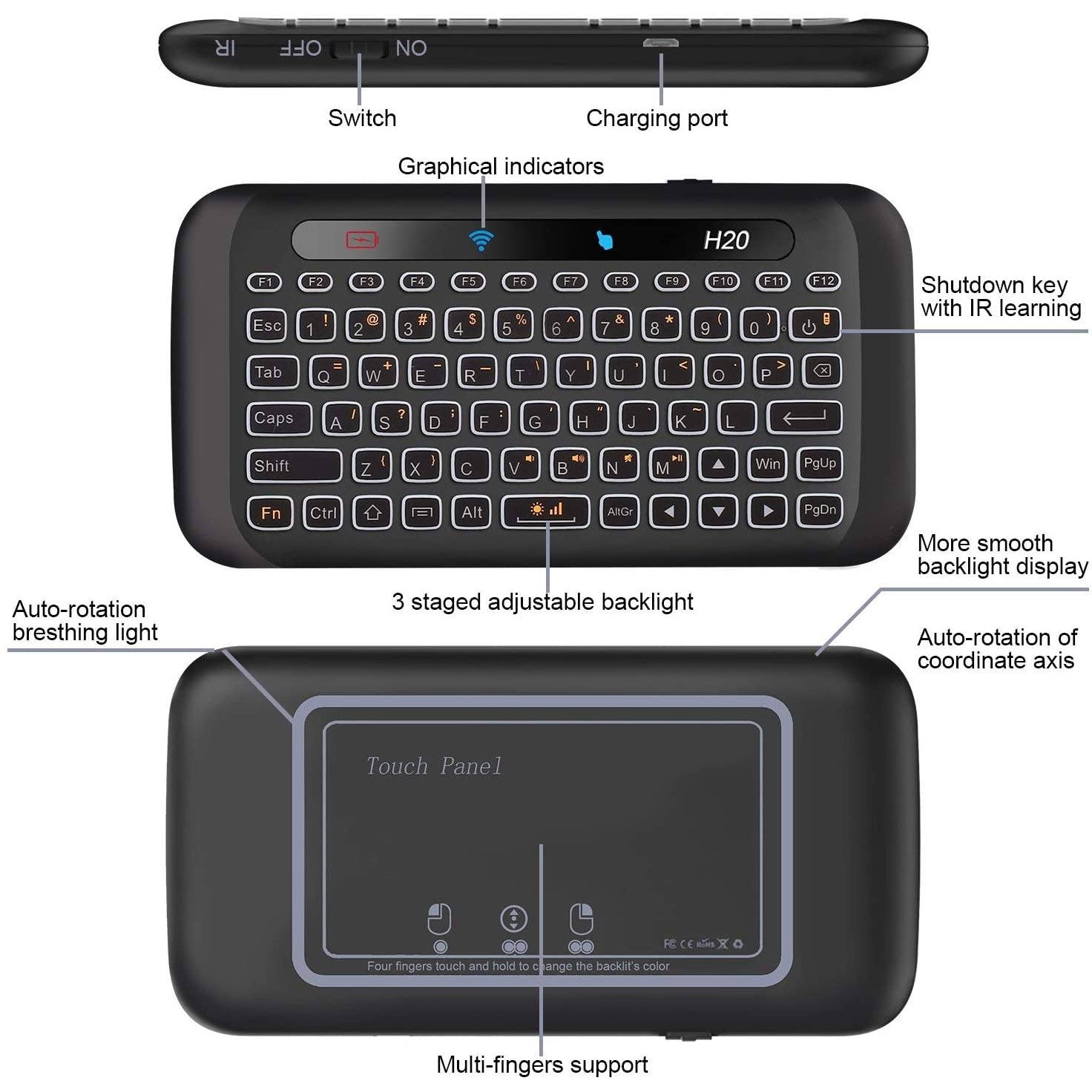 безжична клавиатура за смарт телевизор самсунг - Atron H20