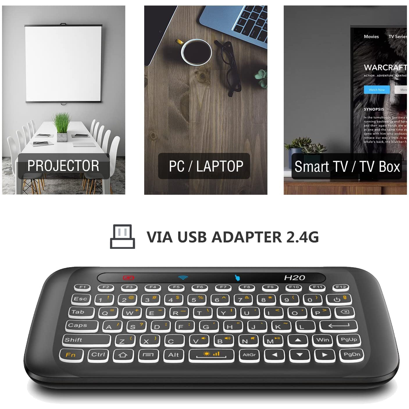 безжична клавиатура и мишка за телевизор lg - Атрон H20