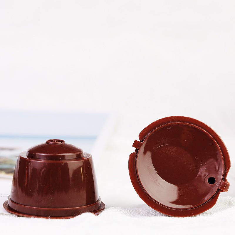 Комплект 3 броя капсули за многократно ползване съвместими с Dolce Gusto + лъжица и четка - Atron