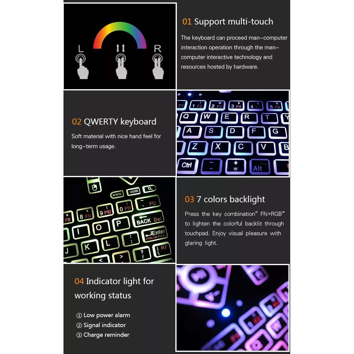 безжична клавиатура и мишка за телевизор smart android tv box - Atron Q9