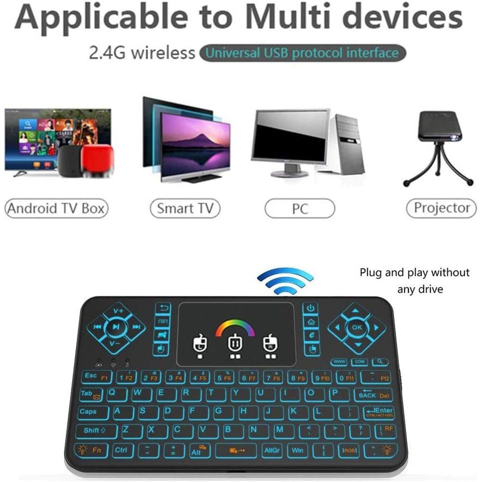 безжична клавиатура за телевизор - Atron Q9