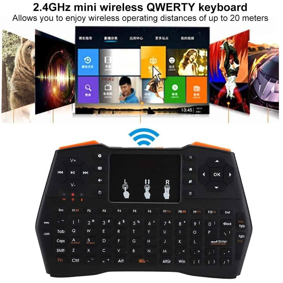 безжична клавиатура и мишка за телевизор - Atron I8 Plus