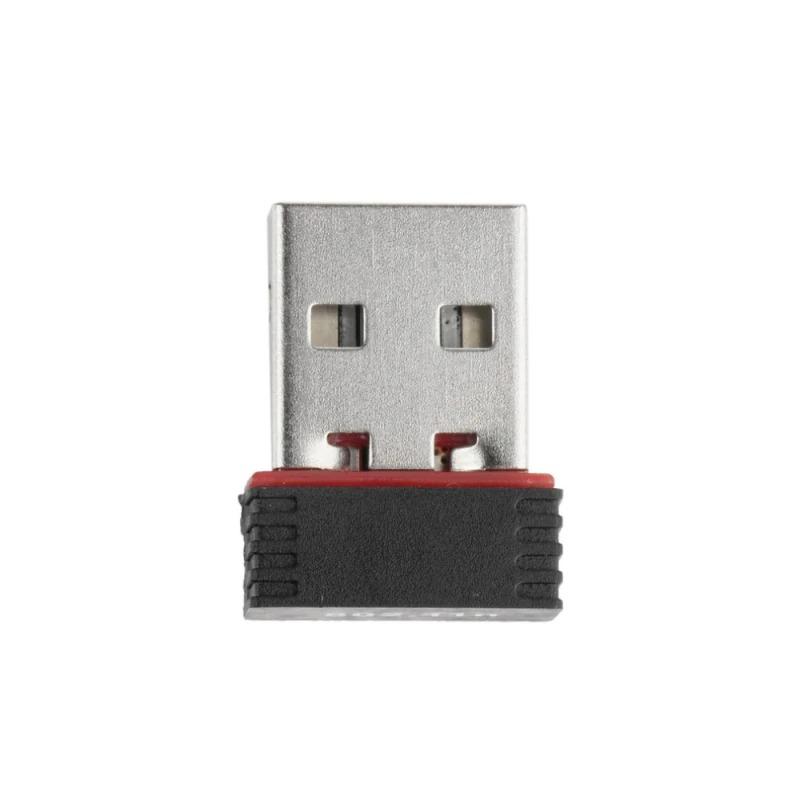 Мини WiFi адаптер 150Mbps 2.4 GHz 802.11 a/b/g/n стандарти за лаптопи, Notebook, PC компютри Wireless USB Adapter - Atron