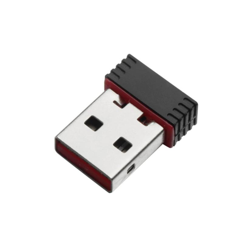 Мини WiFi адаптер 150Mbps 2.4 GHz 802.11 a/b/g/n стандарти за лаптопи, Notebook, PC компютри Wireless USB Adapter - Atron