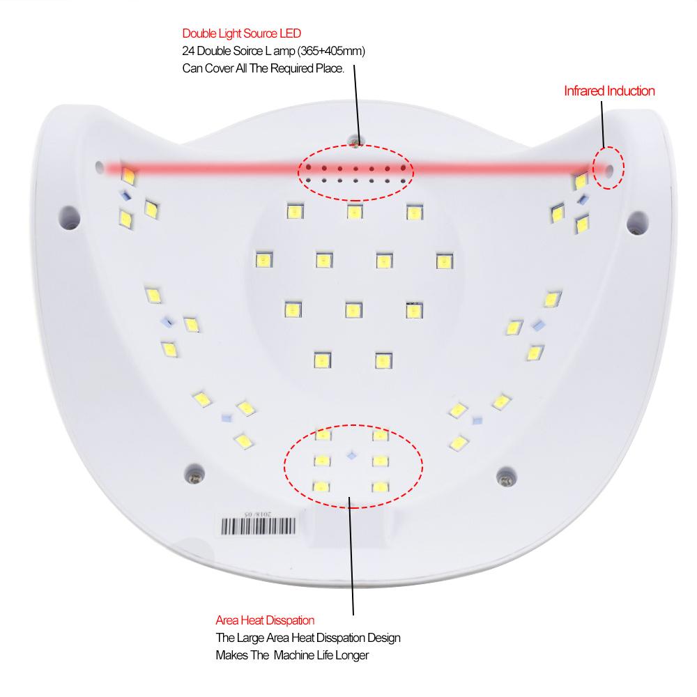 ув лед лампа за маникюр Sun X 54W - Atron