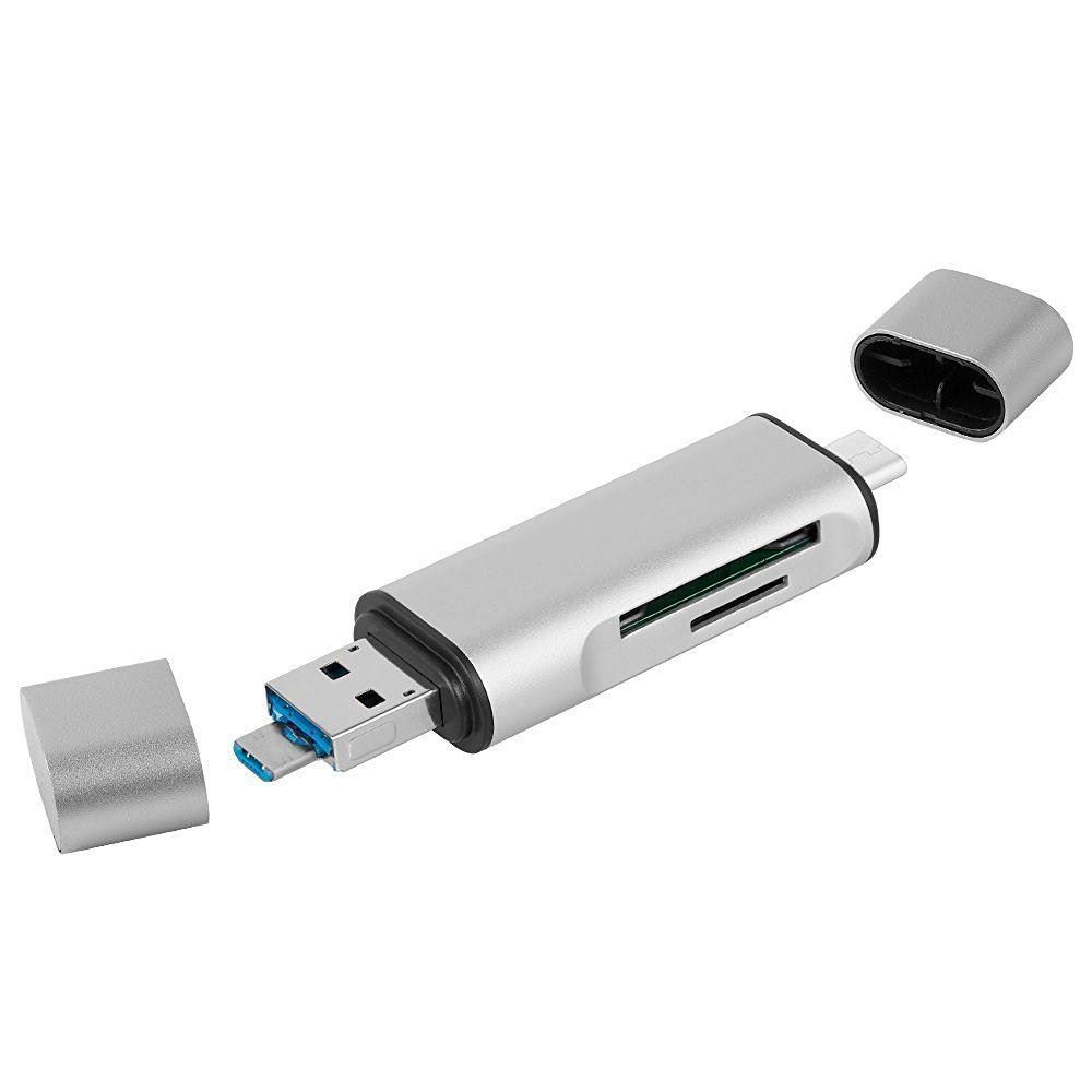 Многофункционалният четец на OTG има четец за Micro SD