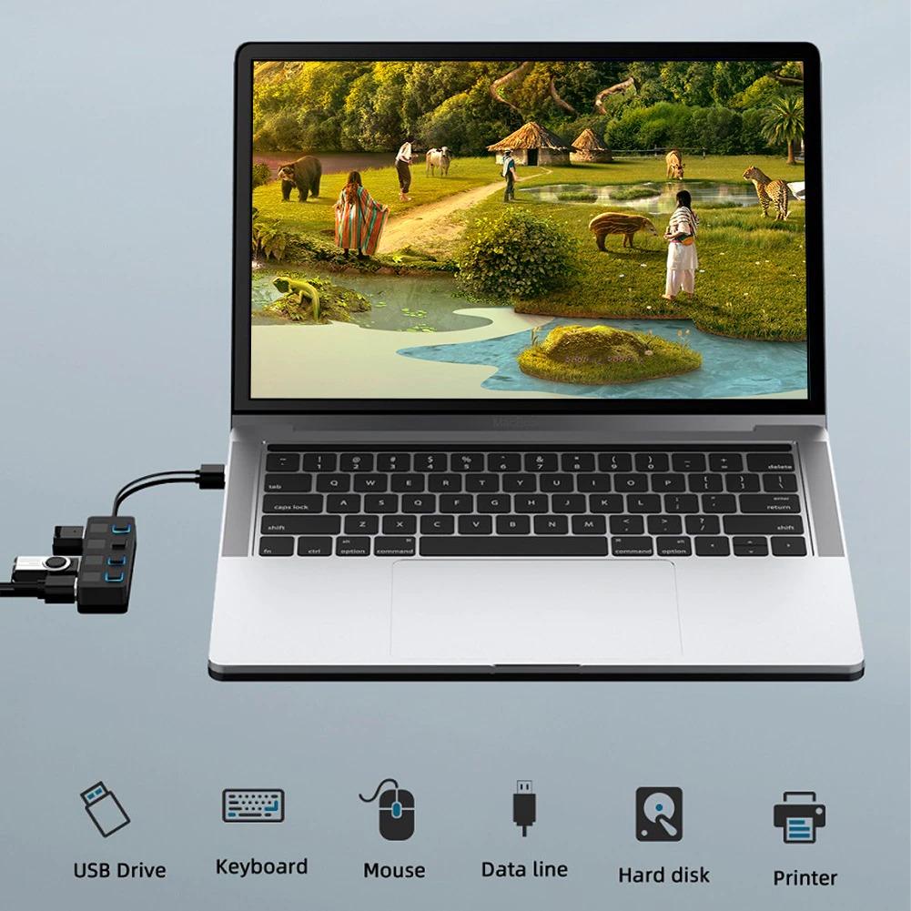 usb hub 4-портов  - Атрон