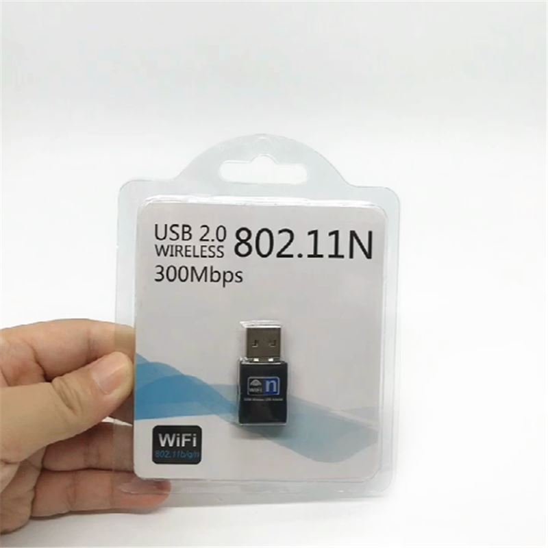 USB Wifi Adapter скорост 300Mbps, Wireless безжичен адаптер USB 2.0 - Atron