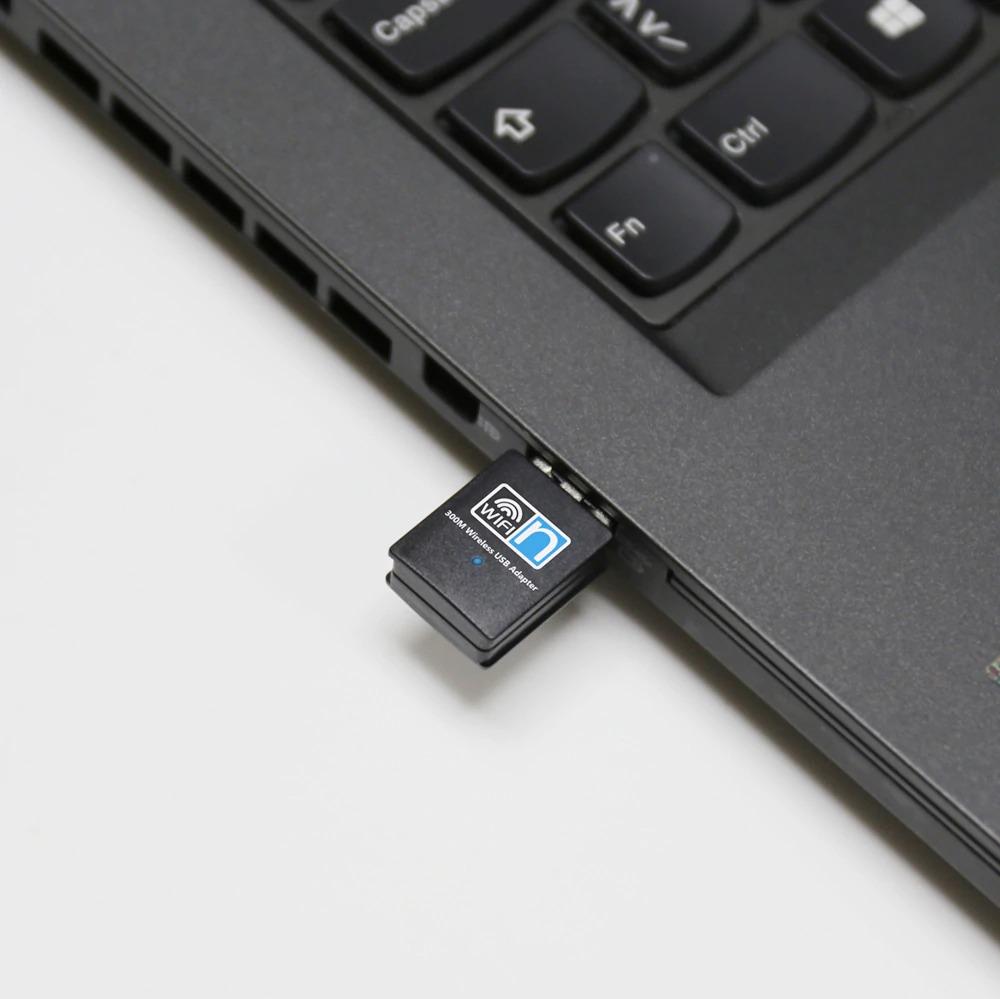 USB Wifi Adapter скорост 300Mbps, Wireless безжичен адаптер USB 2.0 - Atron