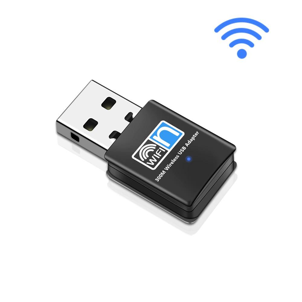 USB Wifi Adapter скорост 300Mbps, Wireless безжичен адаптер USB 2.0 - Atron