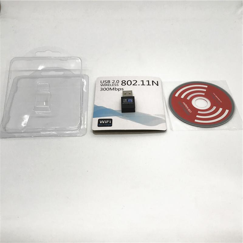 USB Wifi Adapter скорост 300Mbps, Wireless безжичен адаптер USB 2.0 - Atron