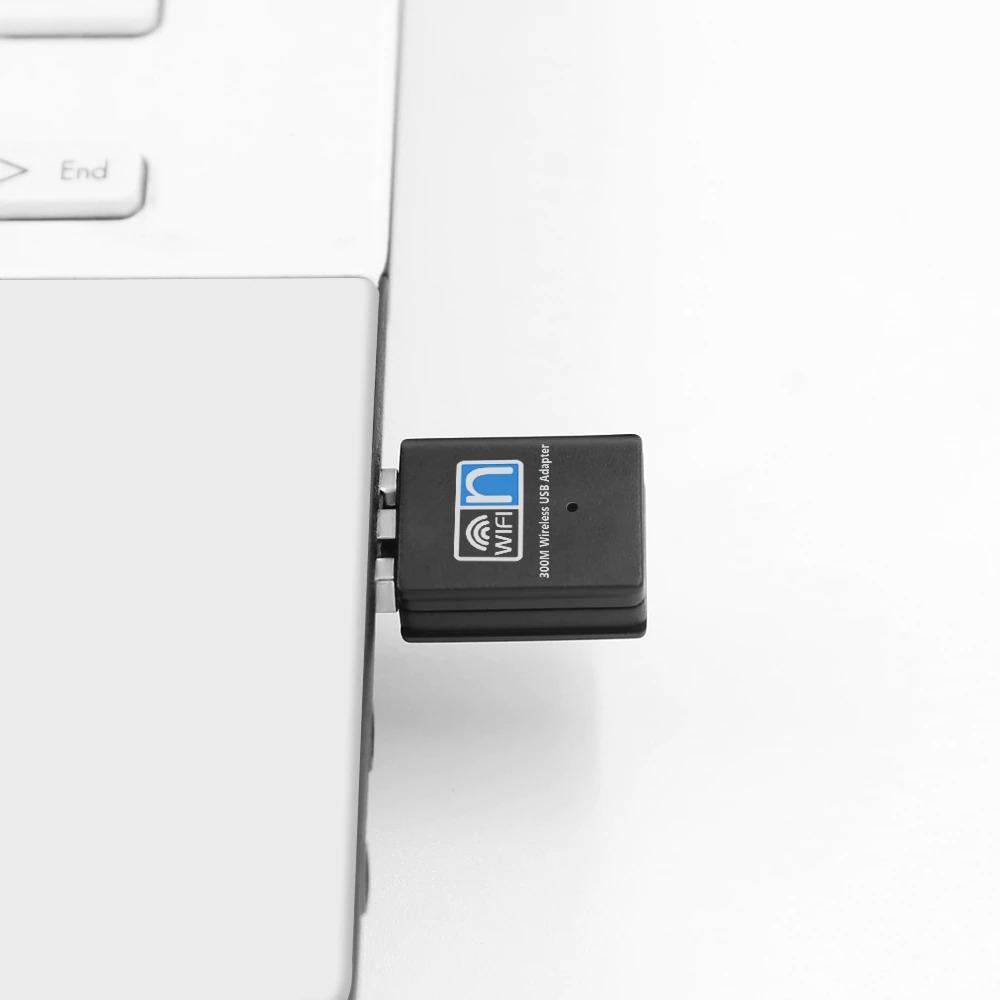USB Wifi Adapter скорост 300Mbps, Wireless безжичен адаптер USB 2.0 - Atron