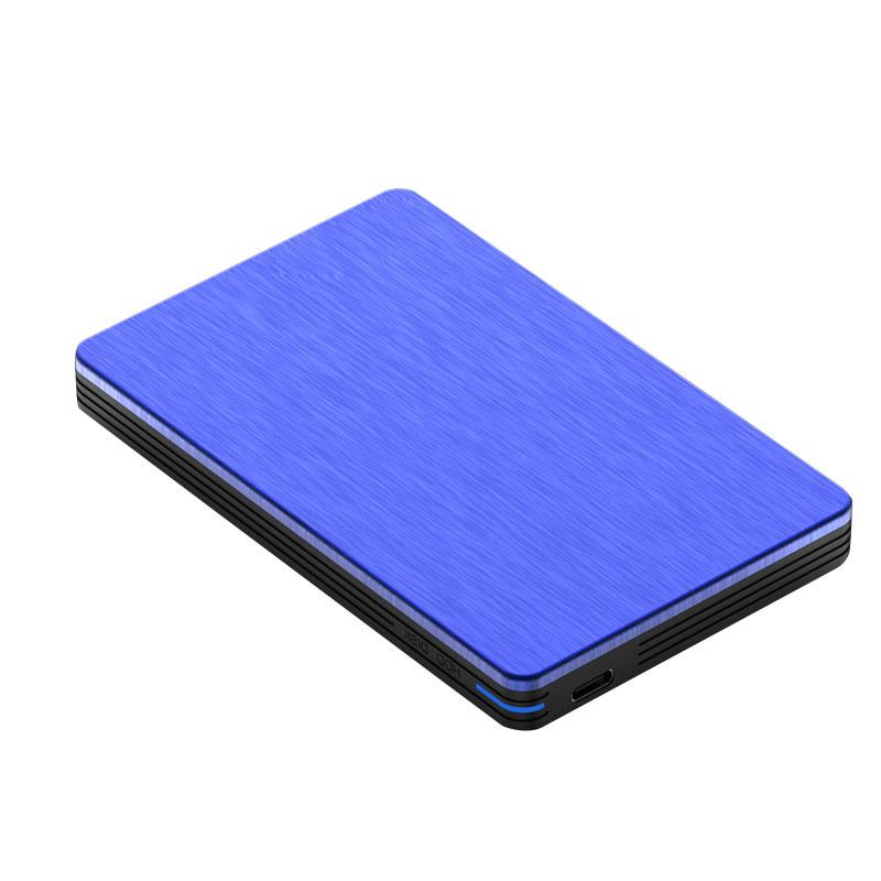Carcasă pentru hard disk extern - 2,5 inchi, USB 3.0/SATA, Atron BS-H6 - Culoare albastră