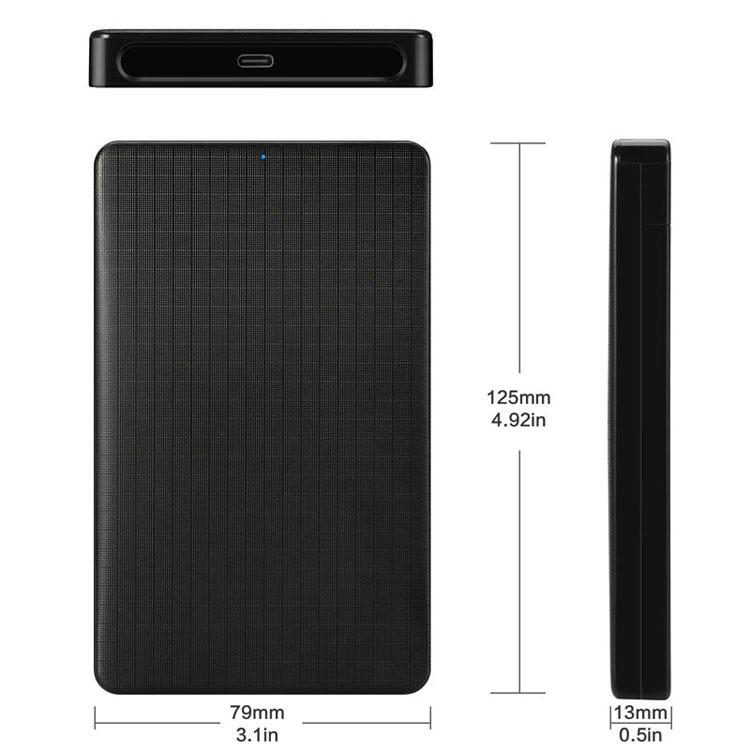 Външна кутия за хард диск/SSD, протектор за твърд диск 2.5 инча, USB 3.1 към SATA, HDD/SSD Case - Atron